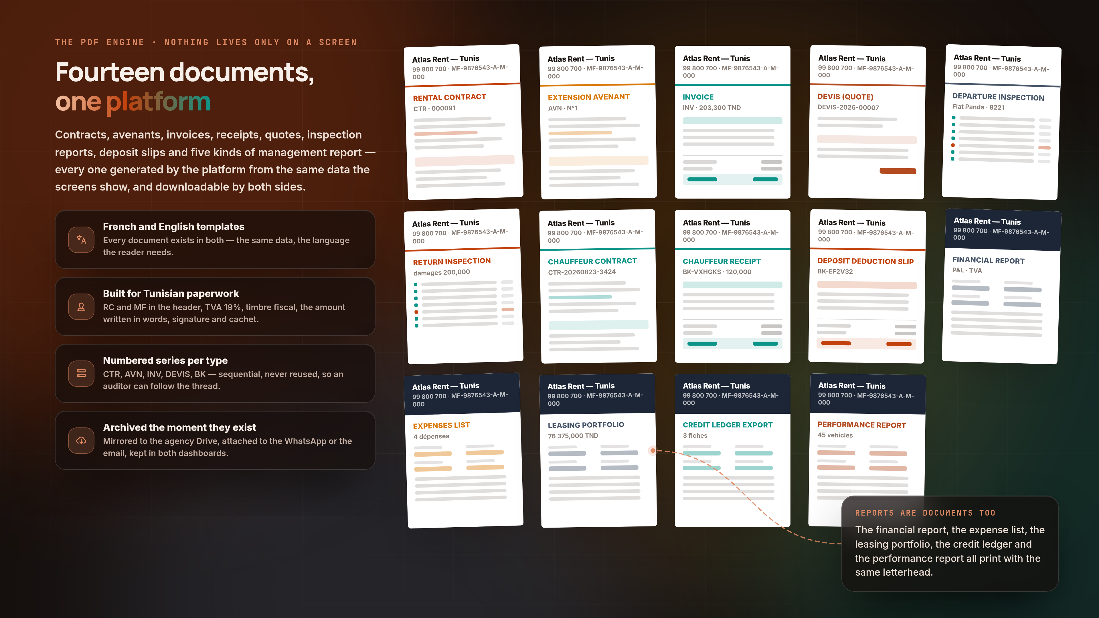 PDF Document Engine — first screen